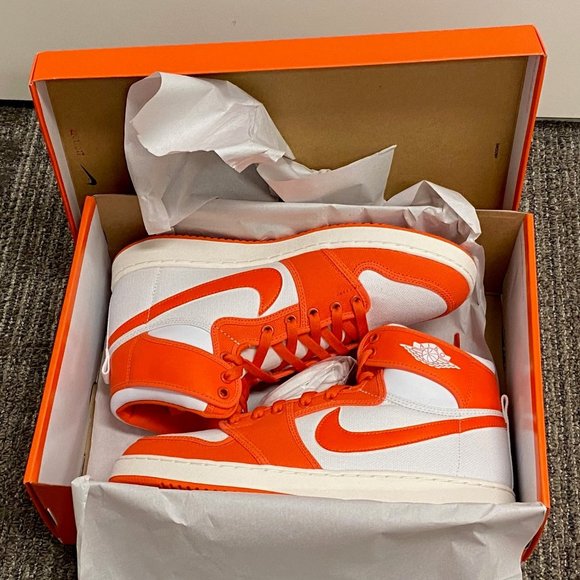 Jordan 1 Retro AJKO Rush Orange - size 10 - Picture 2 of 6
